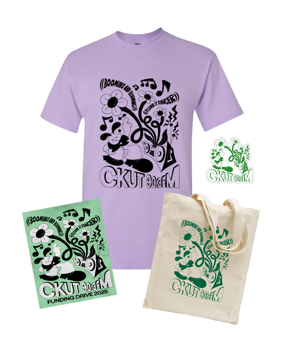 T-Shirt + Tote + Magnet + Mini Poster (Orchid) 2025