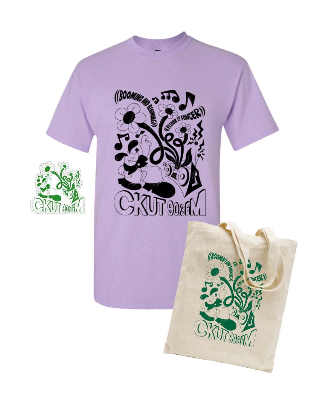 T-Shirt + Tote + Magnet (Orchid) 2025