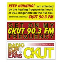 CKUT Bumper Sticker Pack - Monthly Donations of $10+